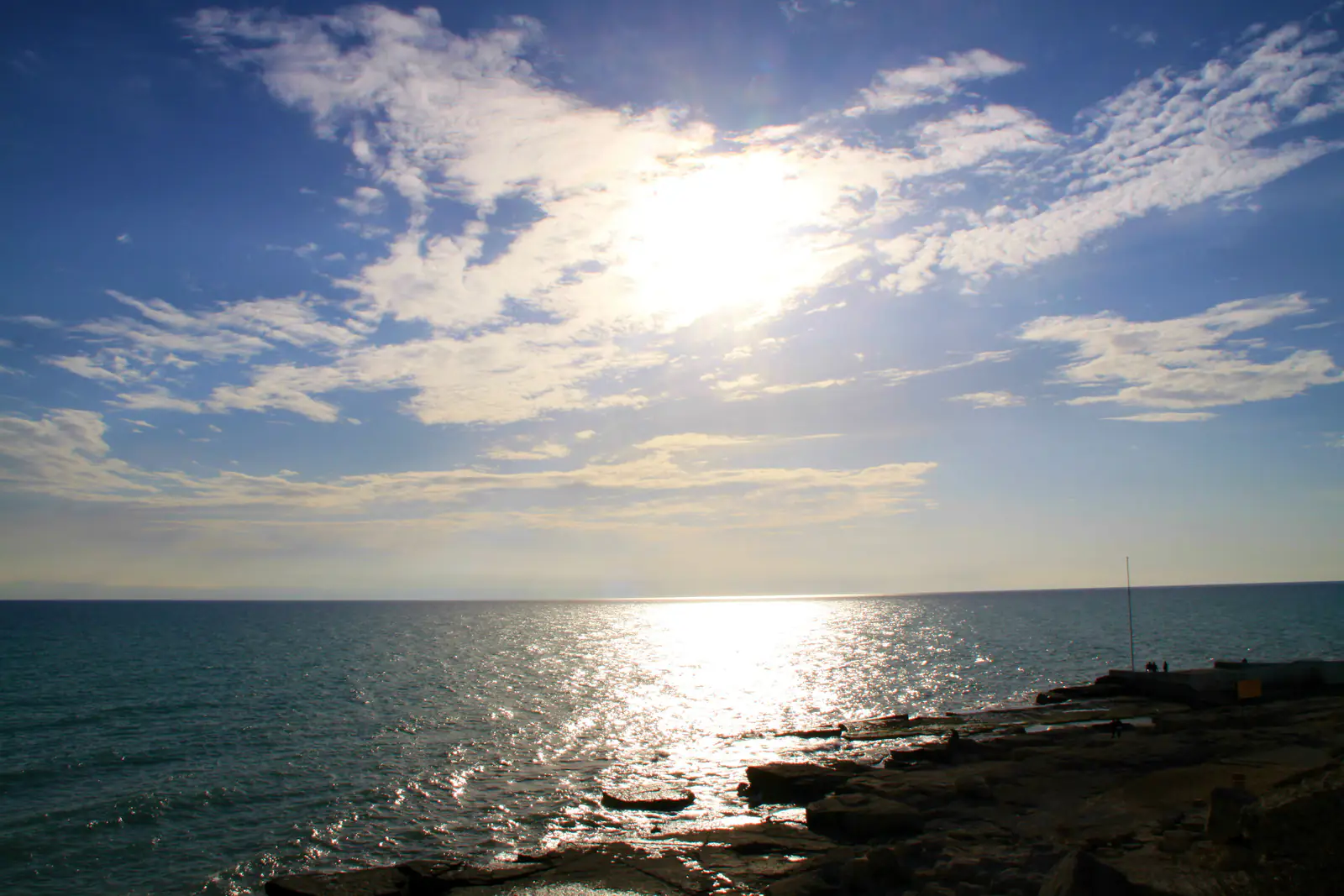 Каспийский берег у города Ақтау